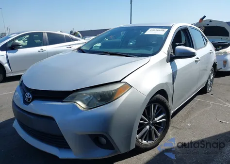 2014 Toyota Corolla Le Plus from USA, damaged, VIN 5YFBURHE5EP033526